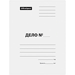 Папка-обложка 380г белая мелованная Дело A-PD38M_350 / 158532