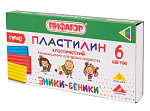 Пластилин  6цв Пифагор Эники-Беники 120 гр 106428, стек