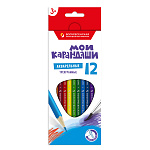 Карандаши акварельный 12цв ВКФ. Мои карандаши MP-WCP-1012