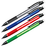 Карандаш механический 0,5мм Luxor ''Smart' Grip' 1621-24/Box 10, с ластиком, грип резиновый, ассорти