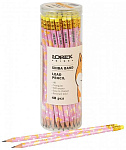 Карандаш чернографитный HB LOREX KIDS V-TYPE SHIBA BAND, 3-гранный, заточен, LXKLPVTE-SB