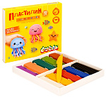 Пластилин  10цв Каляка-Маляка 150гр ПКМ10-ПК стек