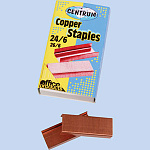Скобы №24/6 Centrum 80613 медные