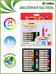 Пастель масляная 24цв COLOKIT Flexoffice OP-C014. + держатель для мелка + точилка