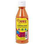 Гуашь 250мл JOVI, оранжевая, бутыль 50206