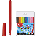 Фломастеры 12цв Maped Ocean 845720 смываемые