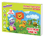 Пластилин 12цв Юнландия Веселый шмель 204гр 104823