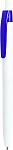 Ручка белый корпус, синие детали DAROM 1070.01 автоматическая