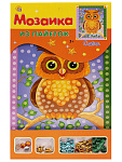 Мозаика из пайеток Сова А4 М-4360