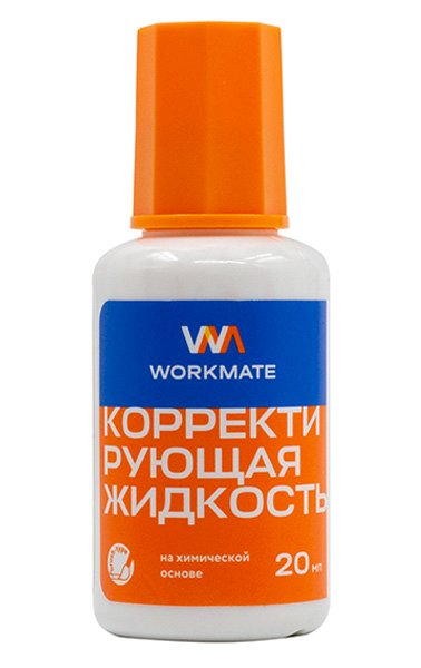 Корректор 20мл Workmate 15-2190 химическая основа с кисточкой