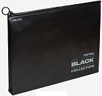 Папка на молнии deVENTE. TOTAL BLACK A4, 3071326, черный, 180мкм