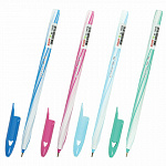 Ручка шариковая Staff CANDY PASTEL, синяя, 144235, корпус прозр, 0,6мм, линия письма 0,3мм Ручка шариковая Staff CANDY PASTEL, синяя, 144235, корпус прозр, 0,6мм, линия письма 0,3мм