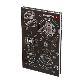 Бизнес-блокнот А5 Альт. CAFFE NERO 160л. Арт. 3-160-074/28