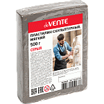 Пластилин скульптурный 500г Серый, мягкий 8042902 deVENTE
