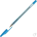 Ручка шариковая Workmate синяя 0,7мм 14-4742 прозрачный корпус