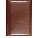 Ежедневник А5 2026г Коричневый, Attomex. Visa, 2332629, 168л искусств. кожа