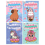 Раскраска А4 ТРИ СОВЫ Раскраски д/девочек 8стр, РА4_н_57077