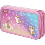 Пенал 2секции Corgi time, ПКК 11-6, ламинат, софт тач, 190x110 мм