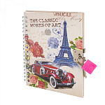 Подарочный блокнот, Alingar, AL12368, Путешествие, 45л, клетка 13*18см