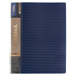 Папка с боковым металлическим прижимом А4 синяя Expert PRISMA EC210700002 700мкр. 20 мм