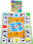Игра настольная ''Спорт игра'' Y25458047 разм. игр.поля 37х27, 4 крышки,1 кубик