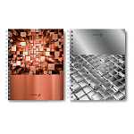 Тетрадь А5, 80л Мозаика, 01564, твердая обл., на гребне, клетка