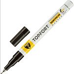 Маркер-краска 1мм Черная лаковый TOPFORT ZP1103