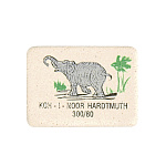 Ластик Koh-i-Noor 300/80 белый, каучук 26х18,5х8мм ELEPHANT