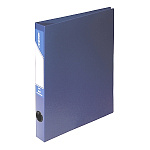 Папка 4кольца 40мм синяя NP5675  А4 inFormat 700мкм
