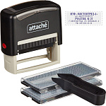 Штамп самонаборный 5-строчный Attache 58х22мм 8053 1348209