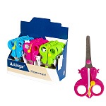 Ножницы детские, Alingar, 13 см, AL7999, фигурные ручки с возвратным механизмом, закругленные концы