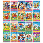 Раскраска А4 Любимые сказки 16стр обл. картон