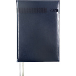 Ежедневник А5 2026г Синий, deVENTE. Matrix, 2232655, 168л искусств. кожа