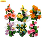 Магнит Нежные цветы 9,5 х 7см Т-4228 керамика