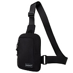 Сумка на плечо HEIKKI BLASTER 272634, карман, черная, 20*14*5см
