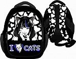 Рюкзак облегченный 2отд, Centrum ''Аниме I love cats', 73262