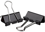 Зажимы  д/бумаг 32мм черные 12шт Workmate (140л) 15-1610