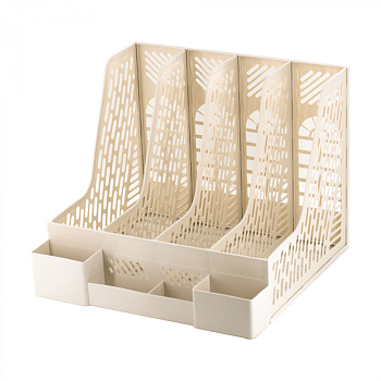 Лоток вертикальный 4 отд Бежевый Alingar AL13309