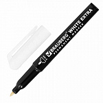 Маркер перманентный Brauberg, белый, 3мм, 152488 WHITE EXTRA, круглый наконечник Маркер перманентный Brauberg, белый, 3мм, 152488 WHITE EXTRA, круглый наконечник