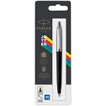 Ручка шариковая Паркер Jotter Black, синяя, черный корпус, блистер RF2096873