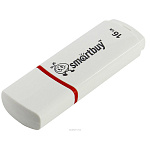 Карта памяти USB 16GB Smart Buy Crown, белая SB16GBCRW-W
