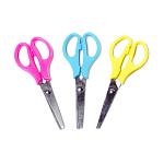 Ножницы детские, Alingar, 13см, AL260 руч. пластик., закругл. концы