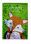 Блокнот ''Fox Note'', А6, 56 л. 90545, в клетку на скрепке, обложка с гелевым наполнением, глиттер внутри