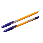 Ручка шариковая Linc Corona Plus 0,7мм синяя 3002N/Y/blue, корпус оранжевый