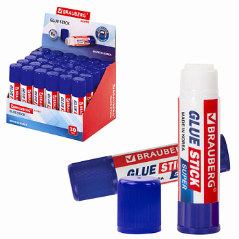 Клей-карандаш 8гр PVP основа BRAUBERG 229540