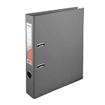 Папка-регистратор 50мм PVC Черная D1713-01P, карман на корешке, металлический уголок