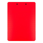 Планшет А4 зажим черно/красный PPM30R пластик