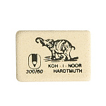 Ластик Koh-i-Noor 300/60 белый, каучук 31х21х8мм ELEPHANT Ластик Koh-i-Noor 300/60 белый, каучук 31х21х8мм ELEPHANT