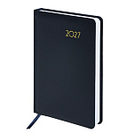 Ежедневник  2027г А5 синий Brauberg Select 117958