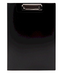 Планшет-папка А4 зажим+крышка черная Workmate, 15-6201 пластиковая